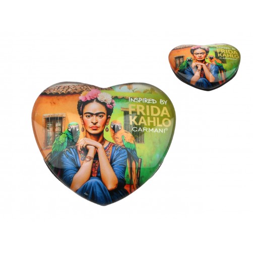 Magnes serce - inspirowany malarstwem F. Kahlo (CARMANI) 013-0113 Magnes serce - inspirowany malarstwem F. Kahlo (CARMANI) 013-0113