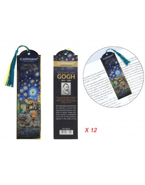 Kpl. 12 zakładek do książki - Inspirowana malarstwem V. van Gogh (CARMANI) 013-5012