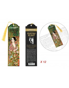 Kpl. 12 zakładek do książki - G. Klimt, Tancerka (CARMANI) 013-5044