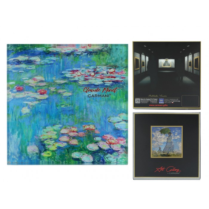 Podkładka szklana - C. Monet, Lilie wodne (CARMANI) 195-3401