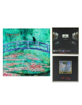 Podkładka szklana - C. Monet, Most nad stawem (CARMANI) 195-3402
