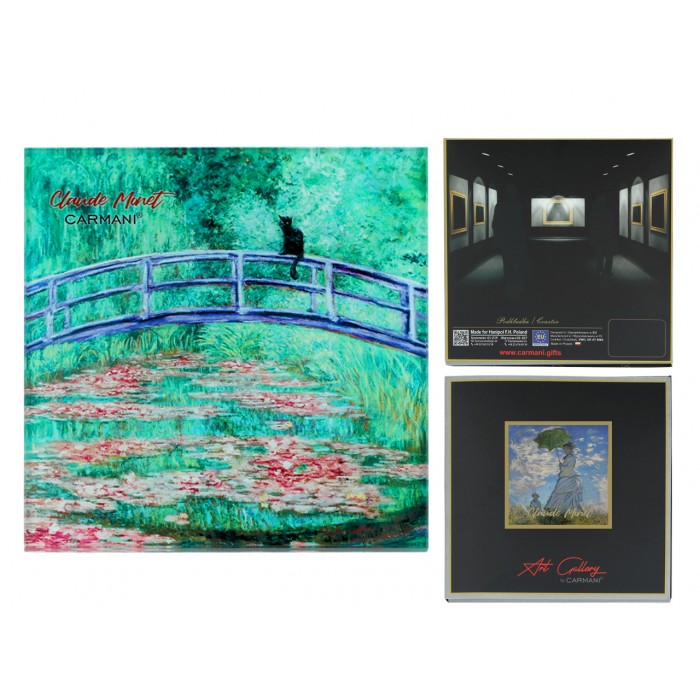 Podkładka szklana - C. Monet, Most nad stawem (CARMANI) 195-3402