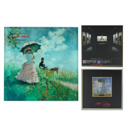 Podkładka szklana - inspirowana malarstwem C. Monet (CARMANI) 195-3404 Podkładka szklana - inspirowana malarstwem C. Monet (CARMANI) 195-3404