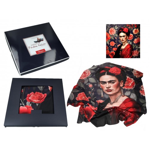 Chusta - Inspirowana malarstwem F. Kahlo (CARMANI) 023-1065 Chusta - Inspirowana malarstwem F. Kahlo (CARMANI) 023-1065