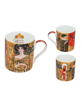 Kubek - Inspirowany malarstwem G. Klimt, Kobieta z wachlarzem (CARMANI) 532-0023