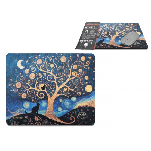 Podkładka pod mysz komputerową - kolaż: V. van Gogh, G. Klimt (CARMANI) 022-0569 Podkładka pod mysz komputerową - kolaż: V. van Gogh, G. Klimt (CARMANI) 022-0569