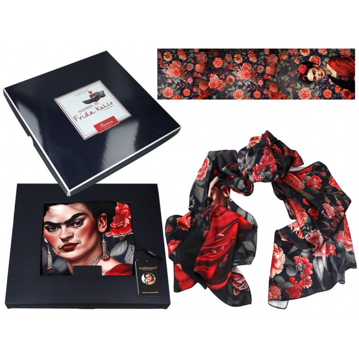 Szal - Inspirowany malarstwem F. Kahlo (CARMANI) 023-2065