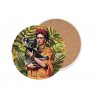 Podkładka ceramiczna, okrągła (duża) - Inspirowane malarstwem F. Kahlo (CARMANI) 008-3421