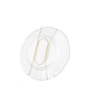 Zawiesie sprężynkowe - złote uchwyt pod talerze 30cm. 001-0028