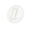 Zawiesie sprężynkowe - złote uchwyt pod talerze 30cm. 001-0028