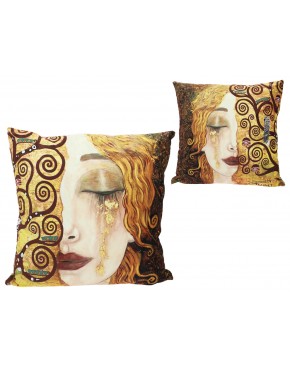 Poduszka z wypełnieniem/suwak - G. Klimt, Złote łzy (CARMANI) 023-8017