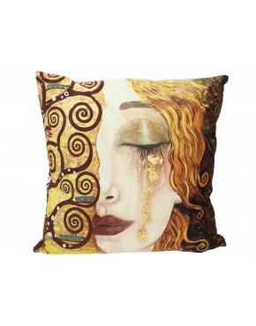 Poduszka z wypełnieniem/suwak - G. Klimt, Złote łzy (CARMANI) 023-8017
