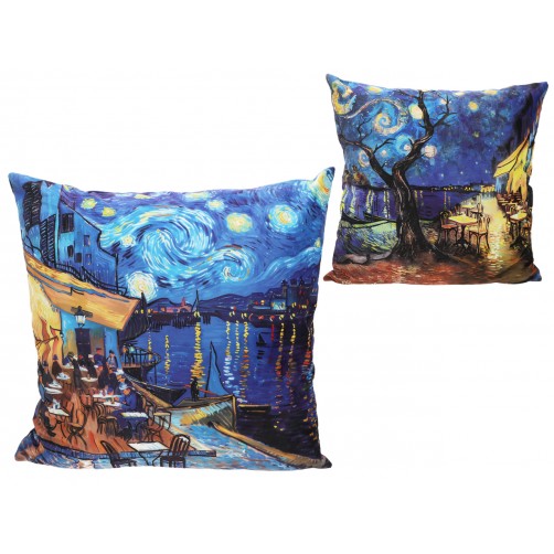 Poduszka z wypełnieniem/suwak - Inspirowana malarstwem V. van Gogh (CARMANI) 023-8033