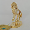 Złota figurka znak zodiaku LEW z kryształkami swarovskiego 122-0110