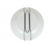 Zawiesie sprężynkowe - czarne uchwyt pod talerze 30cm. 001-0030