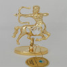 Złota figurka znak zodiaku STRZELEC z kryształkami swarovskiego 122-0114