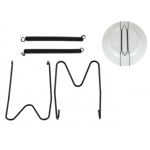 Zawiesie sprężynkowe - czarny uchwyt pod talerze 22 cm. 001-0029 Zawiesie sprężynkowe - czarny uchwyt pod talerze 22 cm. 001-0029