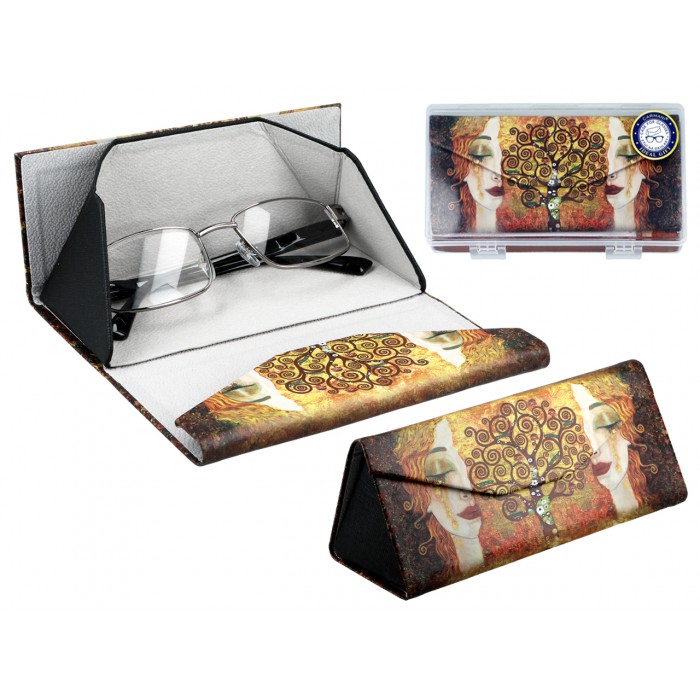 Etui na okulary, składane - G. Klimt, Złote łzy (CARMANI) 021-8362