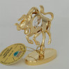 Złota figurka znak zodiaku BYK z kryształkami swarovskiego 122-0107