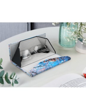 Etui na okulary, składane - Dekoracja kwiatowa (CARMANI) 021-8386