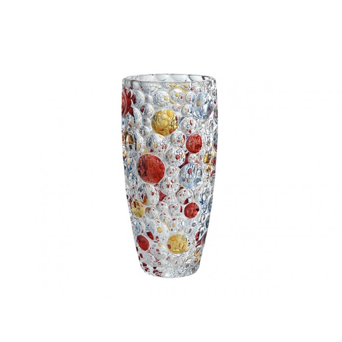 Wazon szklany duży - kolorowe plamy 158-3110