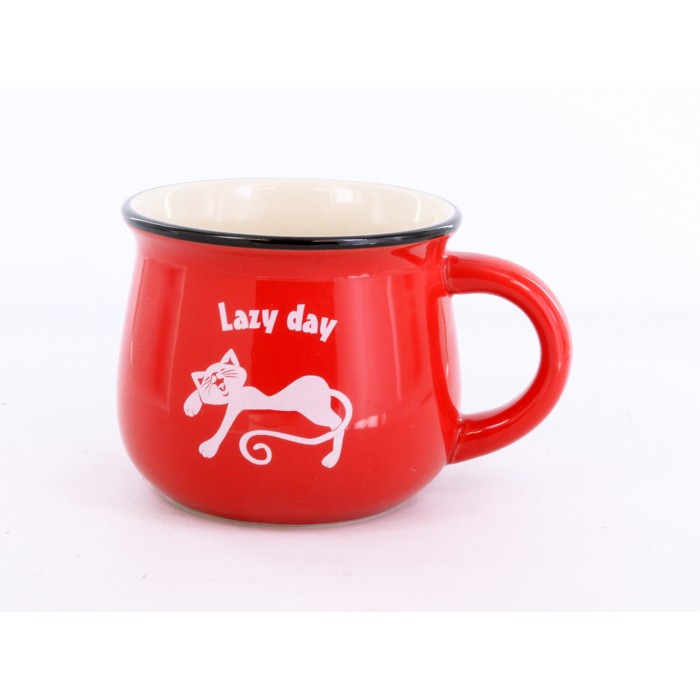 Kubek mały, czerwony - Lazy day 703-1204