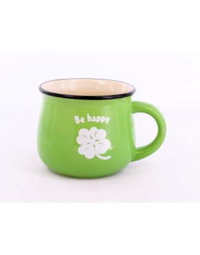 Kubek mały, jasna zieleń - Be happy 703-1208