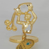 Złota figurka znak zodiaku WODNIK z kryształkami swarovskiego 122-0104