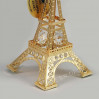 Złota figurka wieża Eiffla z kryształkami swarovskiego 122-0122