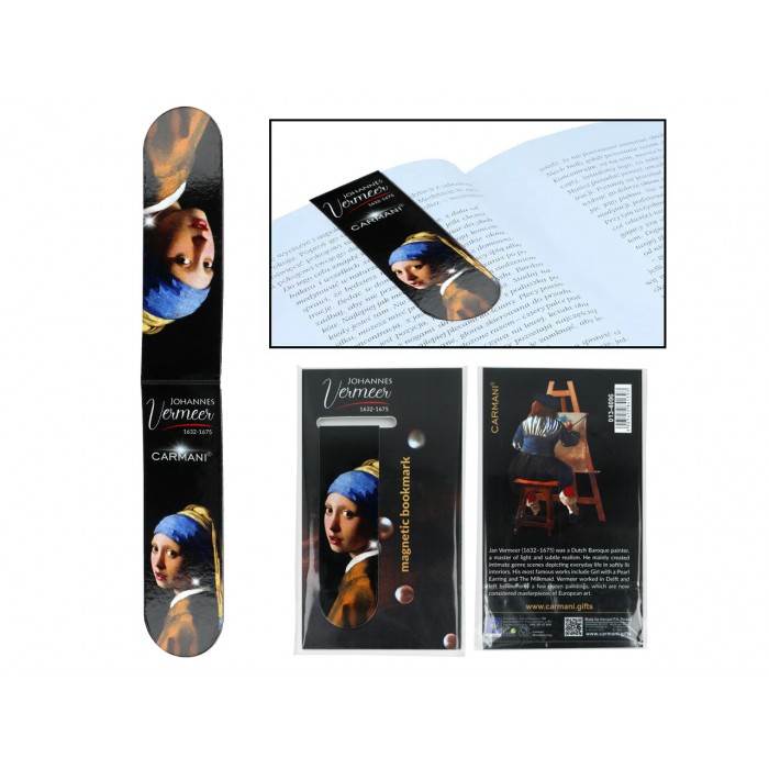 Zakładka magnetyczna - J. Vermeer, Kobieta z perłą (CARMANI) 013-4096