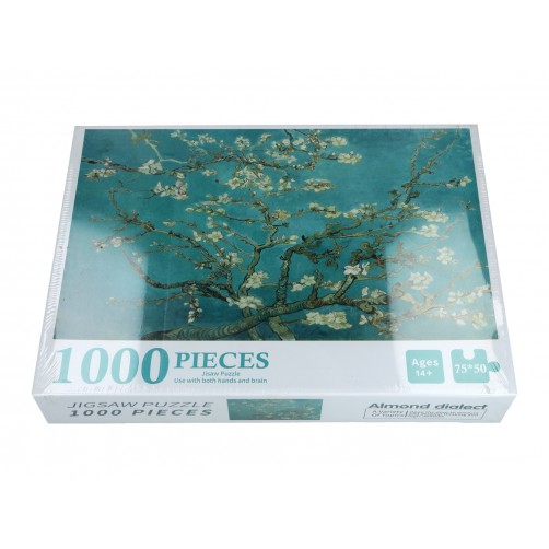 Puzzle - V. van Gogh, Kwitnący Migdałowiec, 1000 elementów 021-6014
