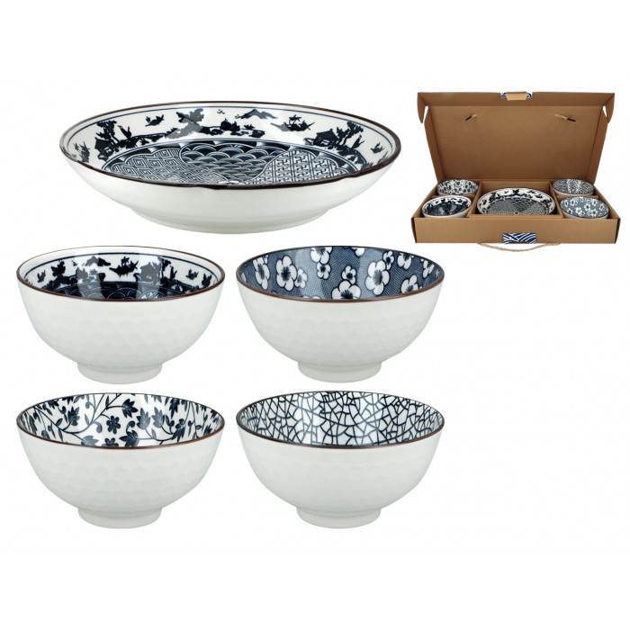 Kpl. 4 miseczek + talerz 846-3261