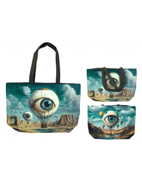 Torba na ramię - inspirowana malarstwem S. Dali (CARMANI) 021-8872