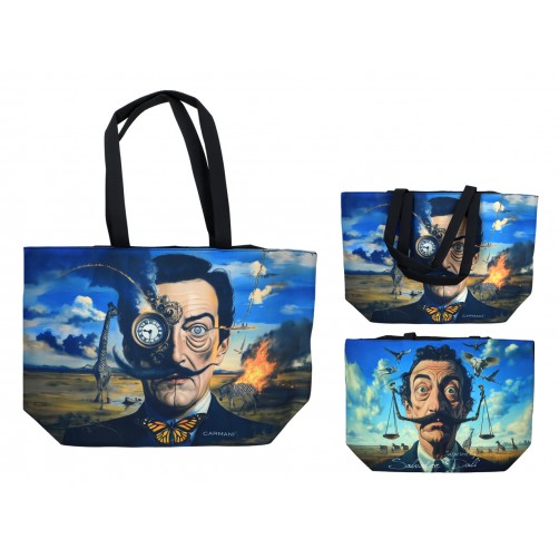 Torba na ramię - inspirowana malarstwem S. Dali (CARMANI) 021-8873