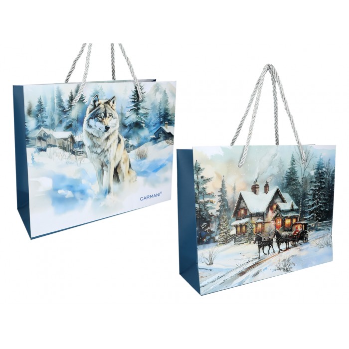 Torebeka prezentowa - Zima wszędzie (CARMANI) 219-0010