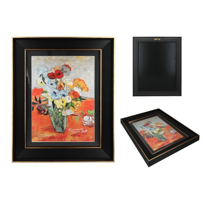 Obraz - V. van Gogh, Róże i zawilce 044-0666