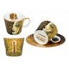 Kpl. 2 filiżanek espresso - G. Klimt, Złote łzy (białe i czarne tło) (CARMANI) 532-0308 Kpl. 2 filiżanek espresso - G. Klimt, Złote łzy (białe i czarne tło) (CARMANI) 532-0308