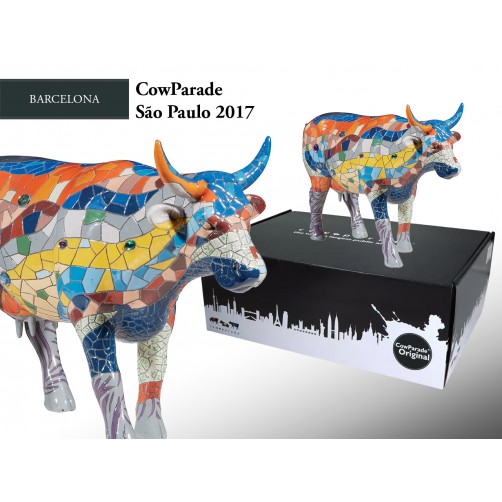 CowParade São Paulo 2017, Barcelona, autor:  Andre Crespo 359-0637