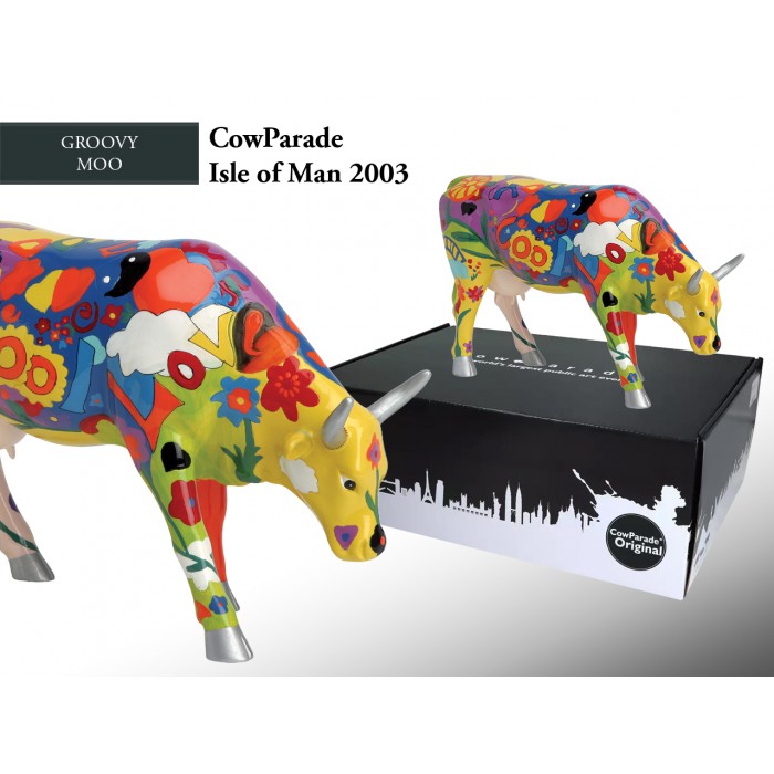 CowParade Isle of Man 2003, Groovy Moo, autor: Kay Ormond 359-0641