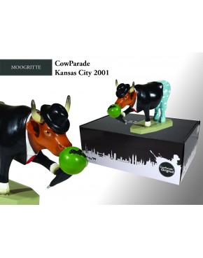 CowParade Event in Kansas City in 2001, Moogritte, autor: Linda Jayne Schmer 359-0645