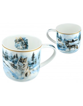 Kubek świąteczny - Zima wszędzie, Wilki (CARMANI) 219-9110