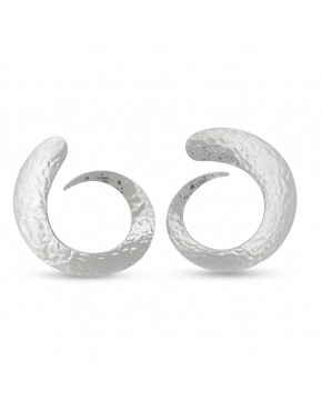 Kolczyki srebrne ślimaki wkrętki KOL247