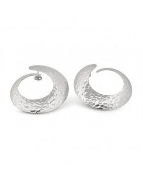 Kolczyki srebrne ślimaki wkrętki KOL247