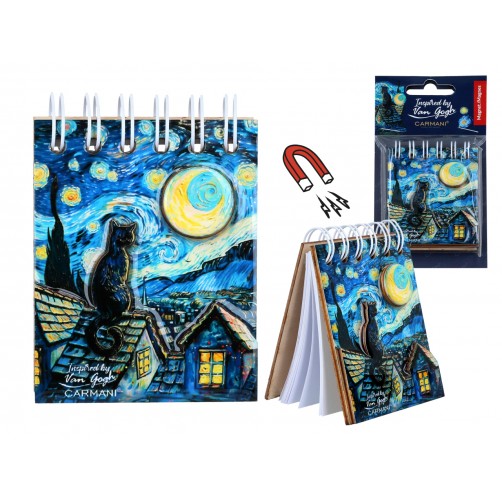 Notes magnetyczny - inspirowane twórczością V. van Gogh (CARMANI) 022-0268