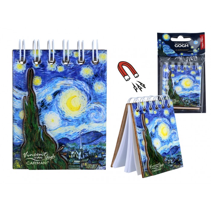 Notes magnetyczny - V. van Gogh, Gwiaździsta Noc (CARMANI) 022-0266