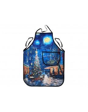 Fartuszek kuchenny - inspirowany malarstwem van Gogha, Świąteczna noc pod gwiazdami (CARMANI) 023-6917