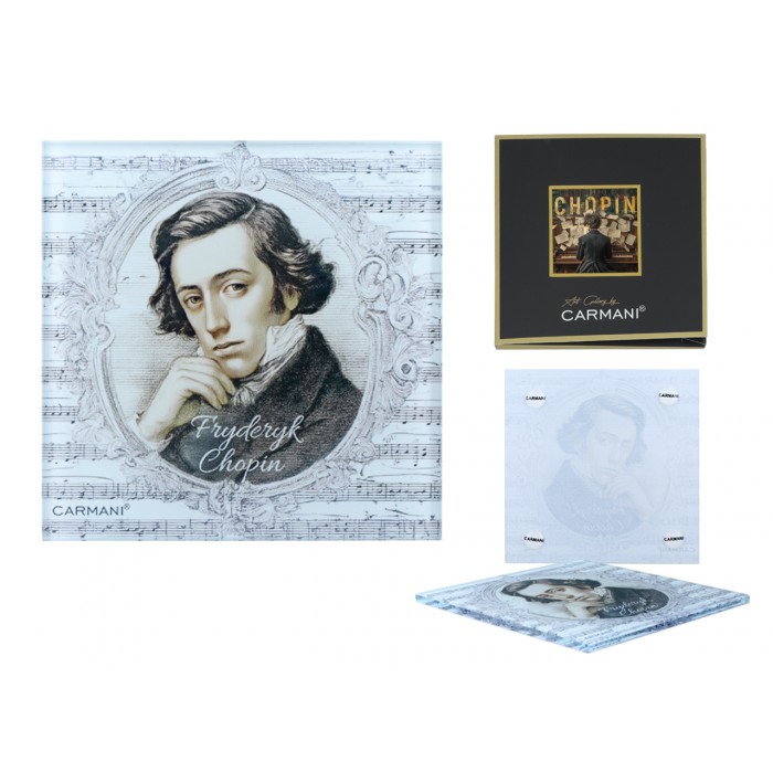 Podkładka szklana -  F. Chopin (CARMANI) 195-3370