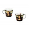 Filiżanka espresso -  L. da Vinci, Mona Lisa (CARMANI) 032-0752