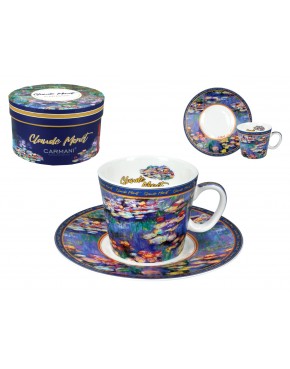 Filiżanka espresso - C. Monet, Lilie wodne (CARMANI) 045-0750