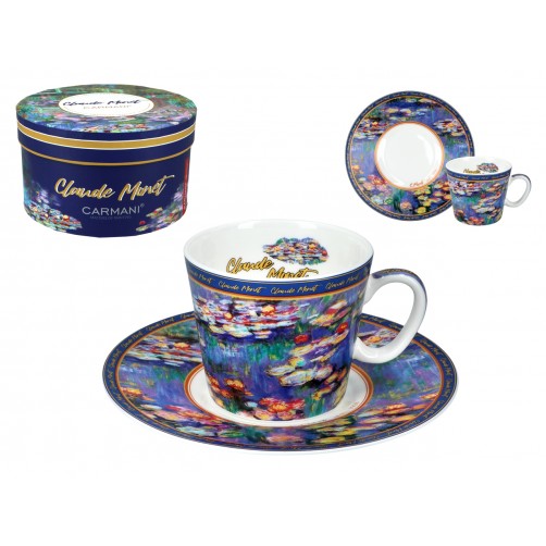 Filiżanka espresso - C. Monet, Lilie wodne (CARMANI) 045-0750